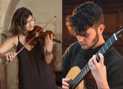 Ezo Dem Sarici (violin), Finlay Hay (guitar) at Dundee Congregational Church 
